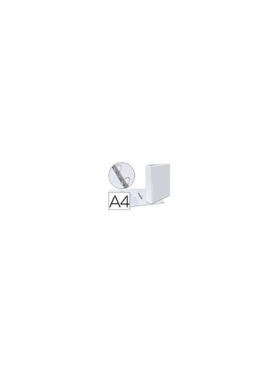 Carpeta canguro 2 anillas mixtas 40mm esselte a4 plastico blanca