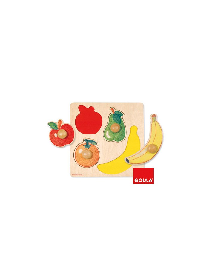 Puzle diset frutas 4 piezas Puzle diset frutas 4 piezas
