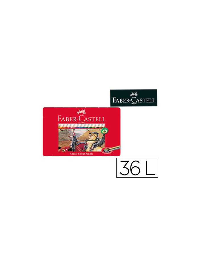 Lapices de colores faber castell caja metalica de 36 colores surtidos Lapices de colores faber castell caja metalica de 36 colores surtidos