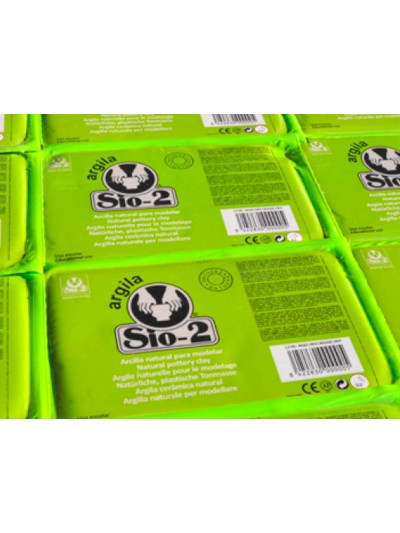 Arcilla argila sio-2 color blanco paquete de 1,5 kg
