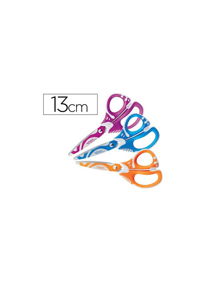 Tijera escolar maped zenoa fit 13 cm Tijera escolar maped zenoa fit 13 cm