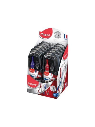 Compas maped 305811 con adaptador y estuche de minas