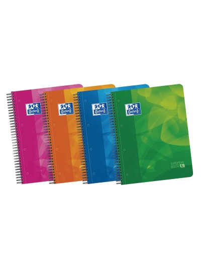 Bloc espiral oxford tapa plastico optik paper microperfdin a4 120 h 50% hojas gratis cuadros 5 mm con 3 separadores