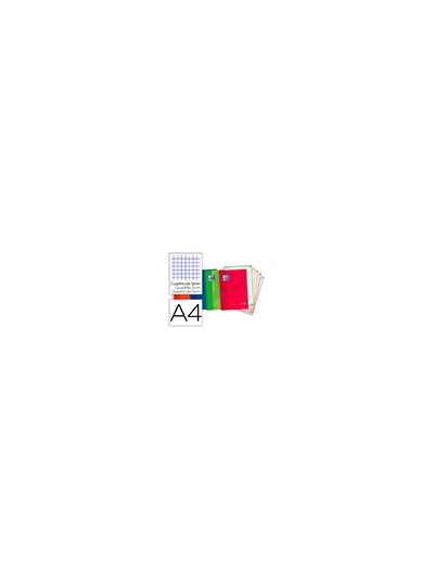 Bloc espiral oxford tapa extradura optik paper microperforado din a4 120 h 50% hojas gratis cuadros 5 mm