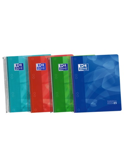 Bloc espiral oxford tapa plastico optik paper microperforado din a5 120 h 50% hojas gratis cuadros 5 mm
