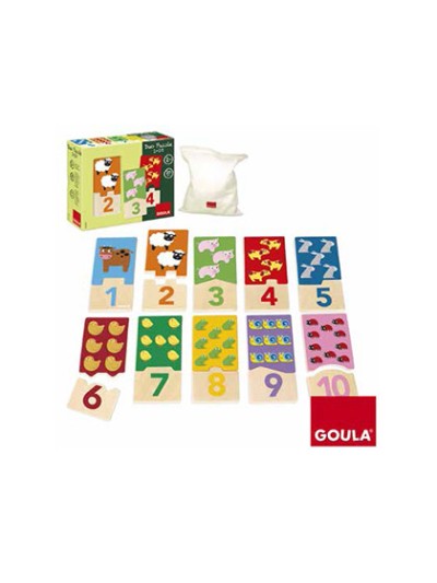 Puzle goula infantil duo 1-10