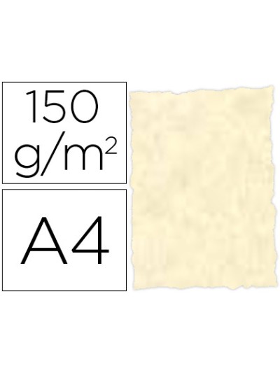 Papel pergamino din a4 troquelado 150 gr color parchment topacio paquete de 25 hojas