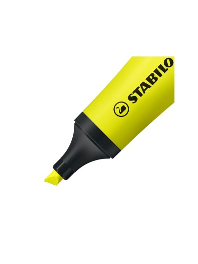 Rotulador stabilo fluorescente 72 amarillo neon