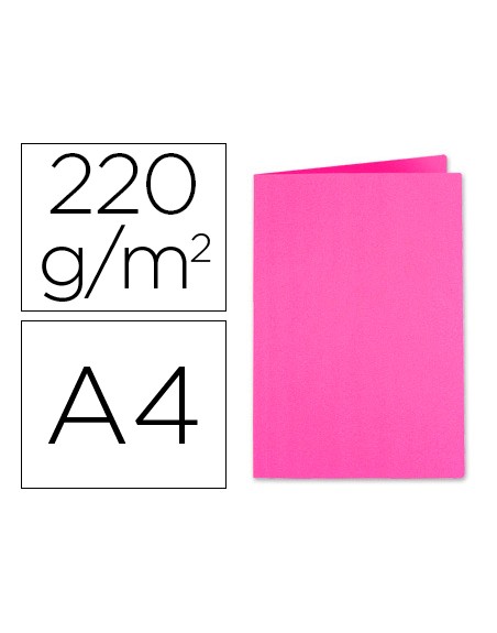 Subcarpeta cartulina exacompta din a4 fucsia 220 gr