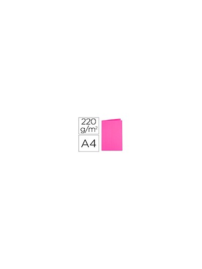 Subcarpeta cartulina exacompta din a4 fucsia 220 gr