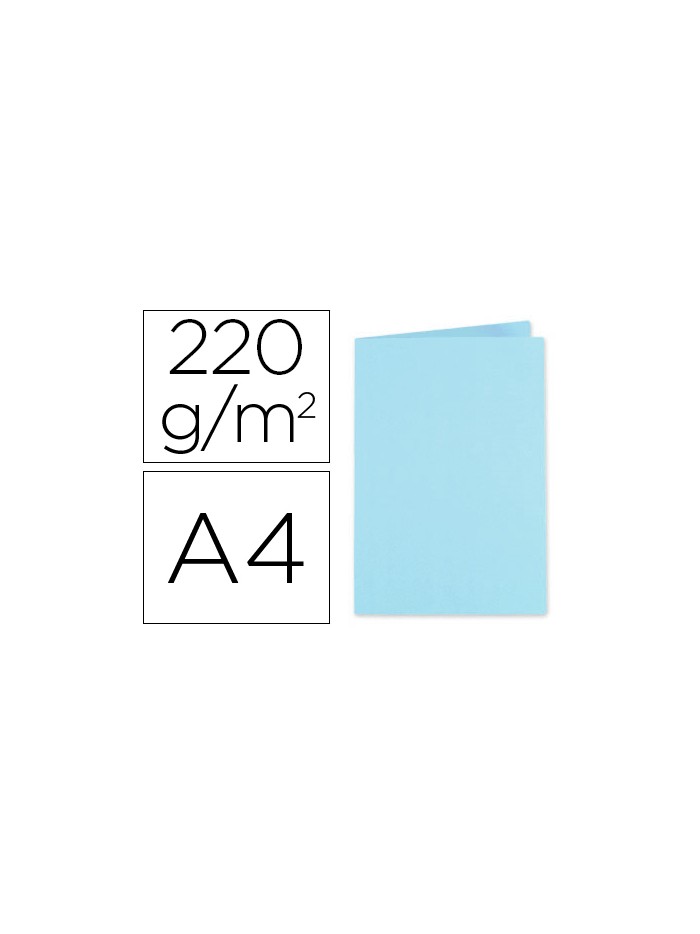 Subcarpeta cartulina exacompta din a4 azul claro 220 gr Subcarpeta cartulina exacompta din a4 azul claro 220 gr