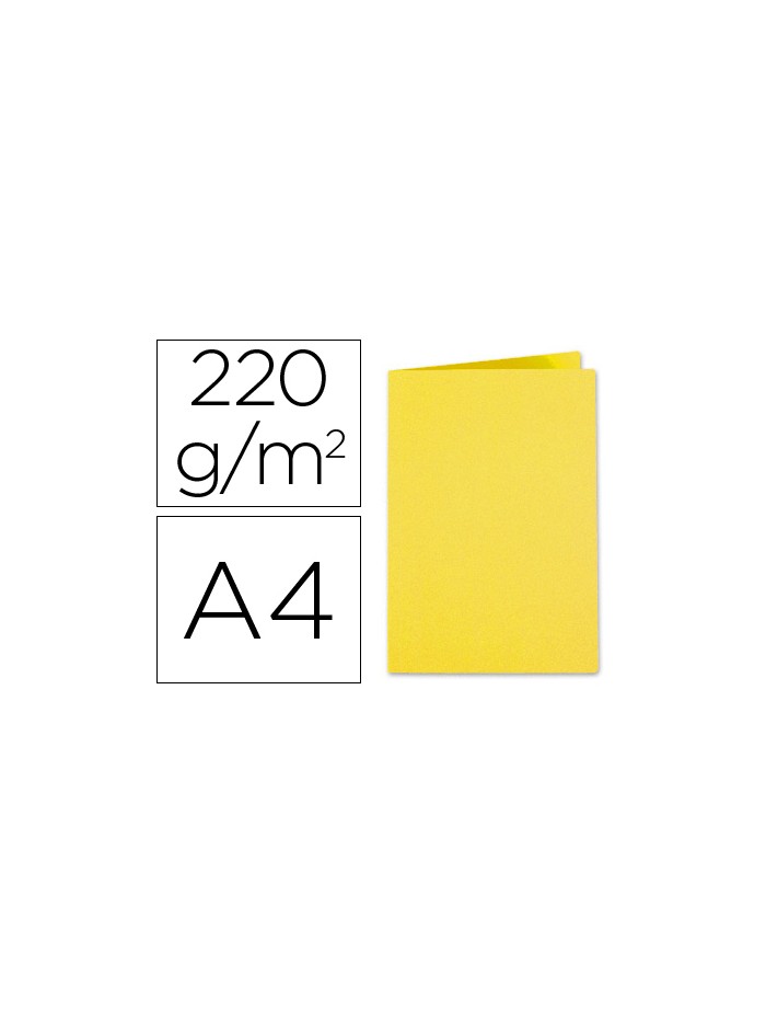 Subcarpeta cartulina exacompta din a4 amarillo 220 gr Subcarpeta cartulina exacompta din a4 amarillo 220 gr