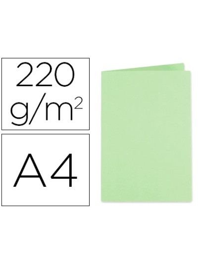 Subcarpeta cartulina exacompta din a4 verde 220 gr