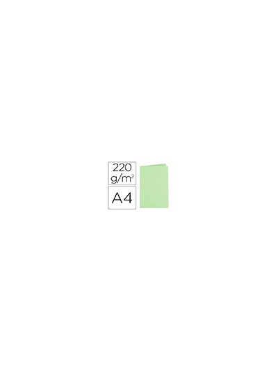 Subcarpeta cartulina exacompta din a4 verde 220 gr
