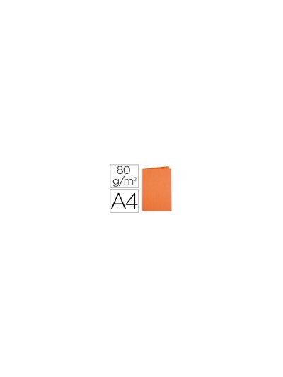 Subcarpeta cartulina exacompta din a4 naranja 80 gr
