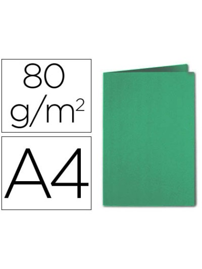 Subcarpeta cartulina exacompta din a4 verde oscuro 80 gr