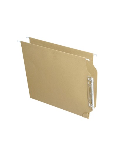Carpeta colgante fade din a4 visor lateral kraft eco