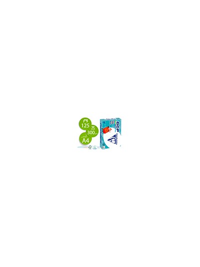 Papel fotocopiadora clairefontaine din a4 300 gramos paquete de 125 hojas