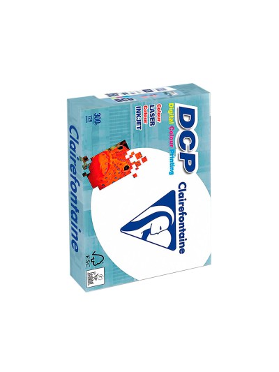 Papel fotocopiadora clairefontaine din a4 300 gramos paquete de 125 hojas