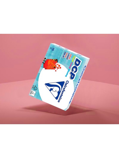 Papel fotocopiadora clairefontaine din a4 300 gramos paquete de 125 hojas