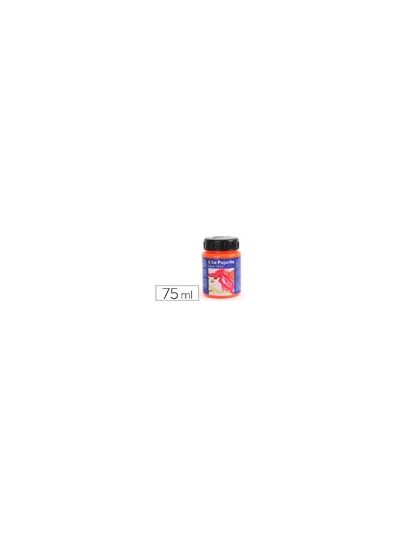Pintura acrilica la pajarita f-02 naranja fluorescente 75ml
