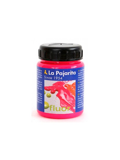 Pintura acrilica la pajarita f-04 magenta fluorescente 75ml