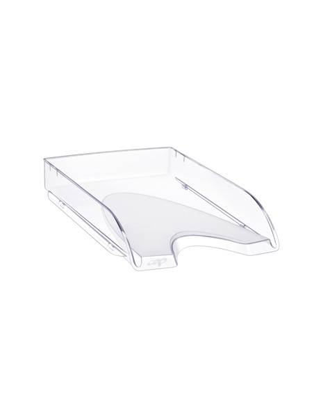 Bandeja sobremesa cep plastico transparente 348x257x66 mm