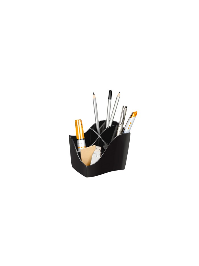 Organizador sobremesa cep gama ellypse greenspirit plastico negro 118x89x98 mm Organizador sobremesa cep gama ellypse greenspirit plastico negro 118x89x98 mm