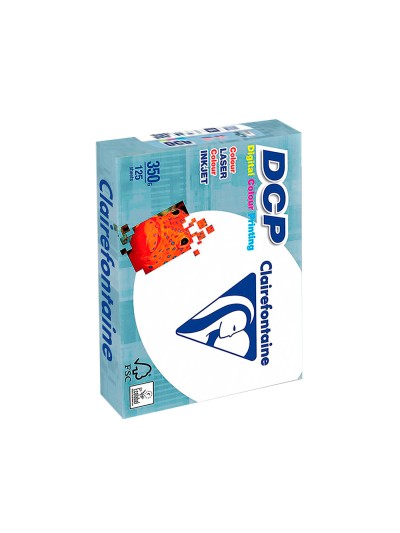 Papel fotocopiadora clairefontaine din a4 350 gramos paquete de 125 hojas