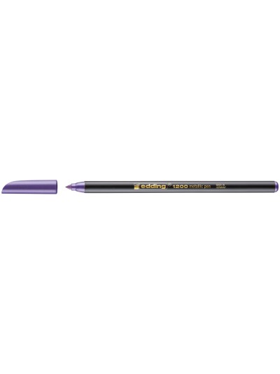 Rotulador edding punta fibra 1200 violeta metalizado n 78 punta redonda 1-3 mm
