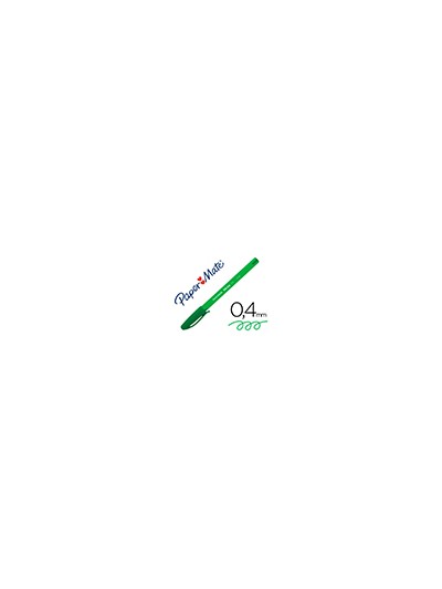 Boligrafo paper mate inkjoy 100 punta media trazo 1 mm verde