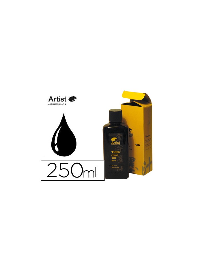 Tinta china artist negra bote 250 ml Tinta china artist negra bote 250 ml