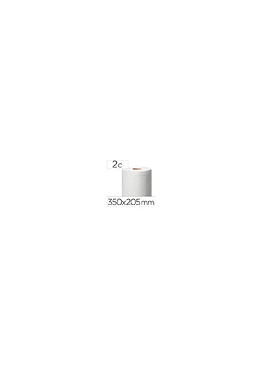 Papel secamanos central 2 capas para dispensador m2 rollo de 150,2 mt