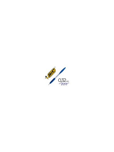 Boligrafo bic atlantis azul retractil tinta aceite punta de 1 mm