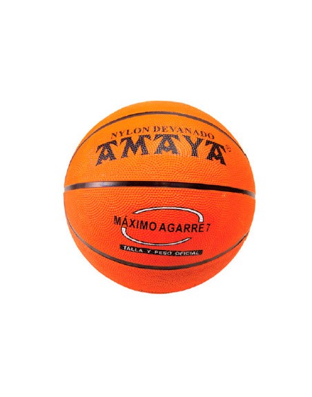 Balon amaya de basket caucho naranja n 6