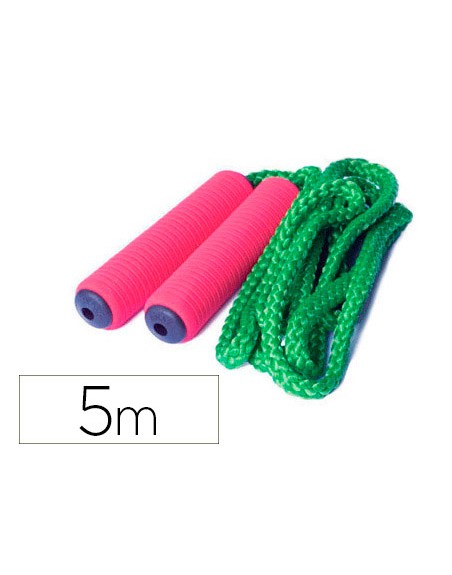 Cuerda individual amaya en polipropileno trenzado en 16 usos con mango foam 5 m
