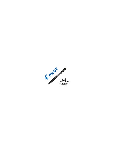 Boligrafo pilot super grip g negro retractil sujecion de caucho tinta base de aceite