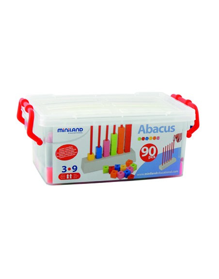Juego miniland abacus multibase 90 piezas