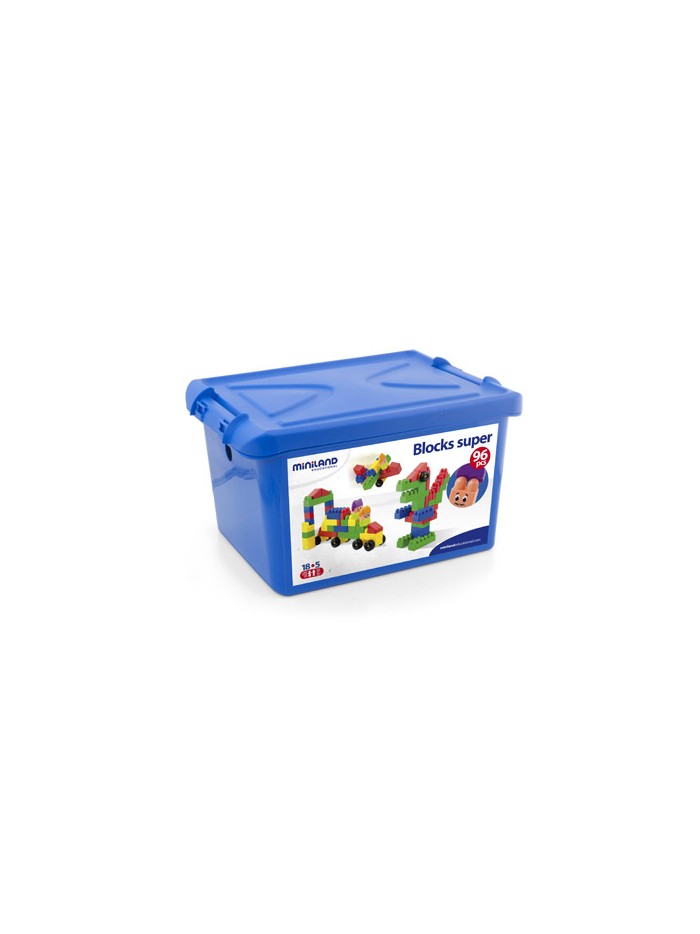 Juego miniland super blocks 96 piezas Juego miniland super blocks 96 piezas