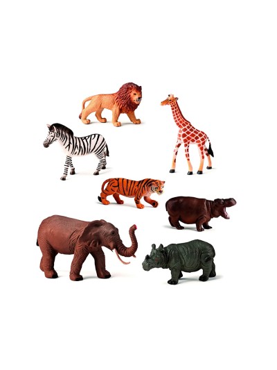 Juego miniland animales granja y selva 30 figuras