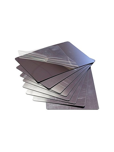 Espejo henbea plastico flexible e irrompible 14x20 cm set de 8 unidades