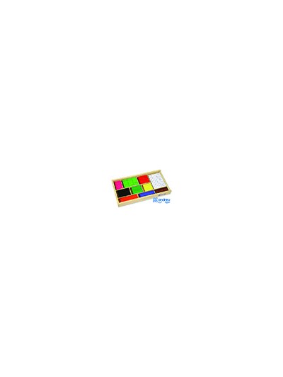 Juego andreutoys barras de fracciones 308 piezas 32,5x17,5x4 cm