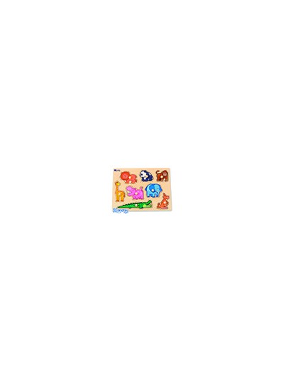 Puzle andreutoys madera selva 8 piezas