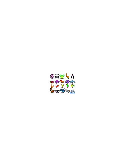 Juego andreutoys animalitos magneticos 8 cm caja de 20 unidades surtidas 20,6x19x4,5 cm