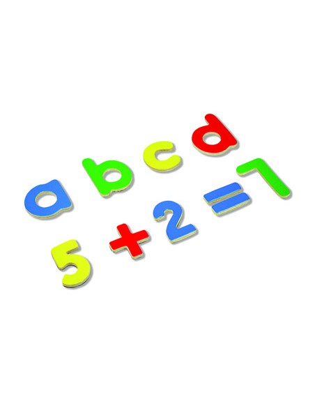 Juego andreutoys letras y numeros magneticos 75 piezas 20,6x19x4,5 cm
