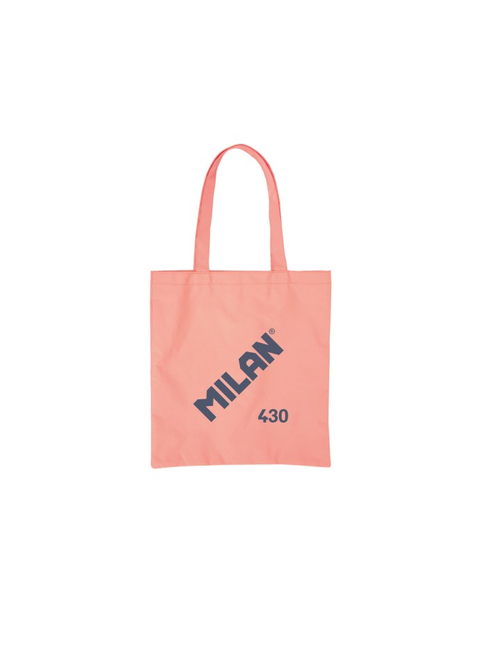 Bolsa con asas milan tote bag serie 1918 color rosa 380x410 mm Bolsa con asas milan tote bag serie 1918 color rosa 380x410 mm
