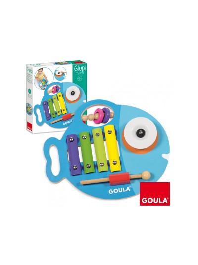 Juego goula didactico glupy musical 3 en 1