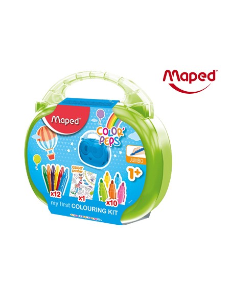 Maletin de dibujo maped early age 23 piezas