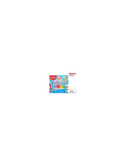 Rotulador maped color peps early age jumbo caja de 24 colores