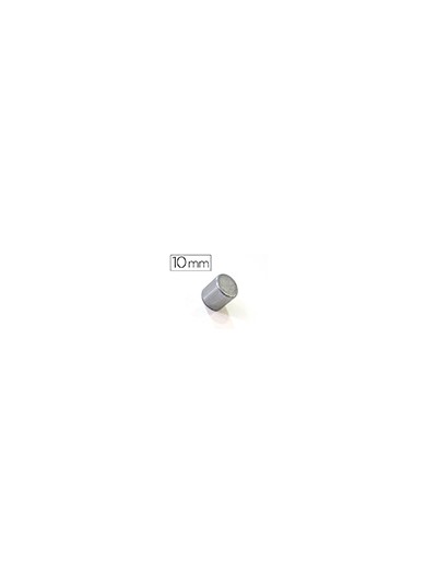 Iman extrafuerte bi-office sujecion ideal para pizarras magneticas 10 mm plateados blister de 2 unidades